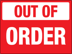 Out of Order